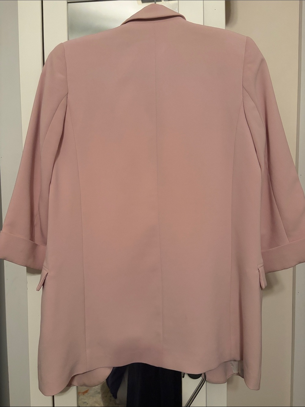 Zara Blazer Jacket in Pale Pink - Picture 5 of 5
